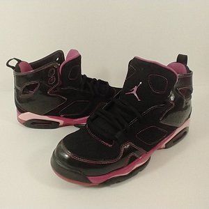 Girls Air Jordan Black\Pink